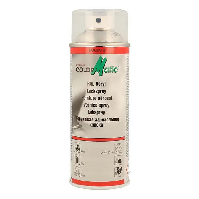 ColorMatic Ral 9006 silkeglans 400ml.